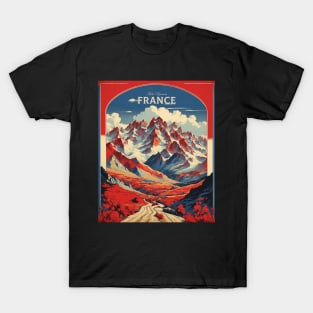 Midi Pyrenees France Vintage Poster Tourism T-Shirt